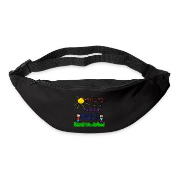 Danke für die schöne Zeit - Gürteltasche - Schwarz - Vorne