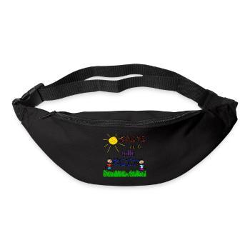 Danke für die tolle Zeit - Gürteltasche - Schwarz - Vorne