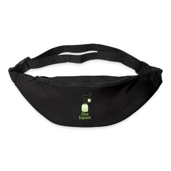IT Expert Coding Beruf Spruch Geschenk - Gürteltasche - Schwarz - Vorne