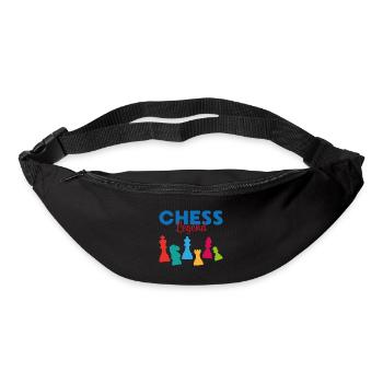 Chess legend Sport Geschenk Schachmeister - Gürteltasche - Schwarz - Vorne