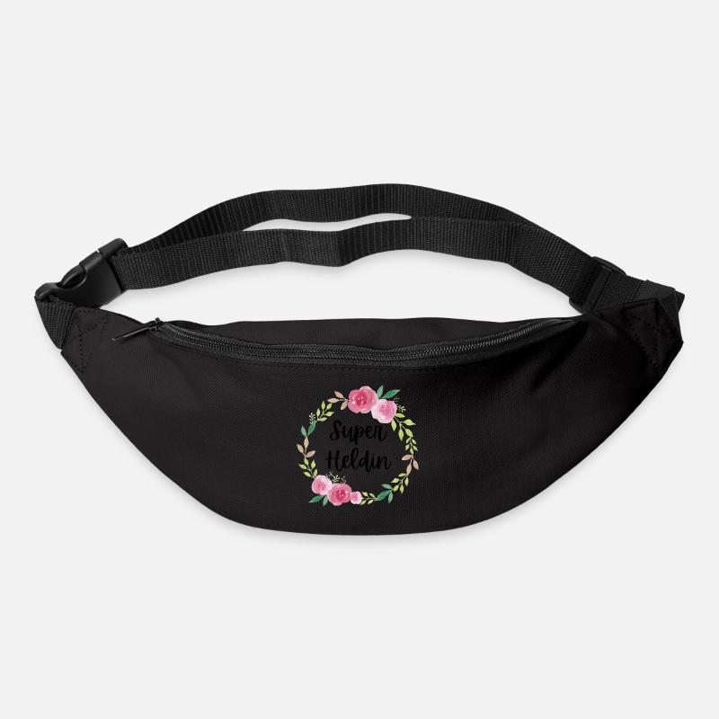 Super Heldin Muttertag Frauenpower Feminismus Frau - Gürteltasche - Schwarz