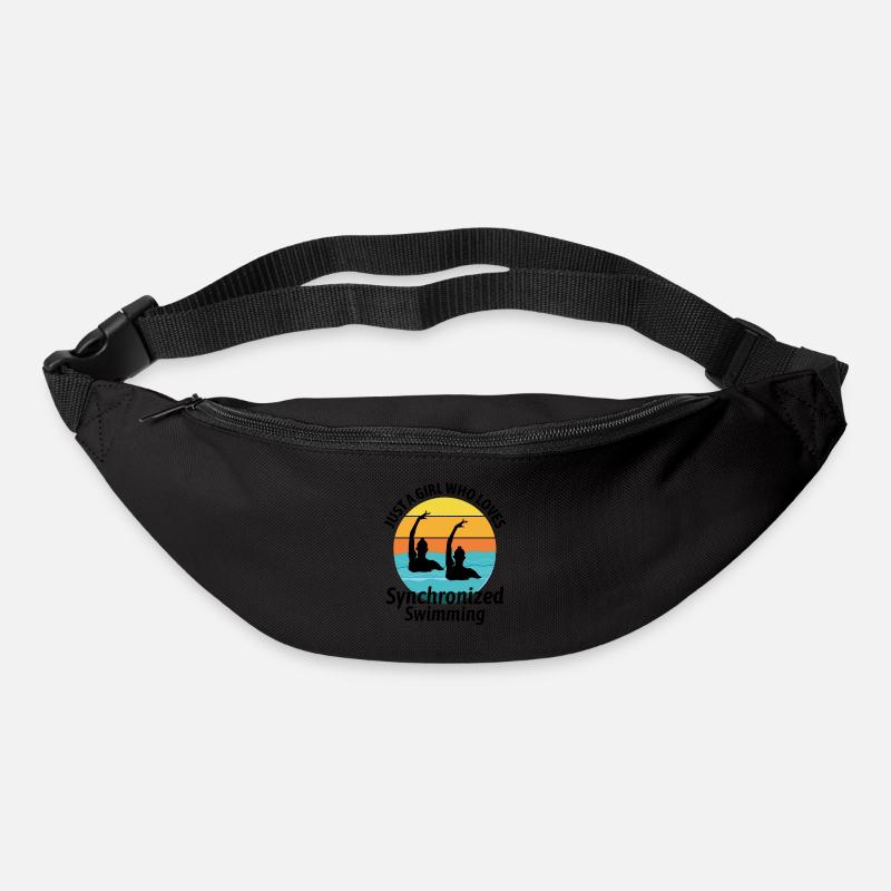 Nageuse synchronisée Nageuse nageuse synchronisée Fille - Sac banane - noir