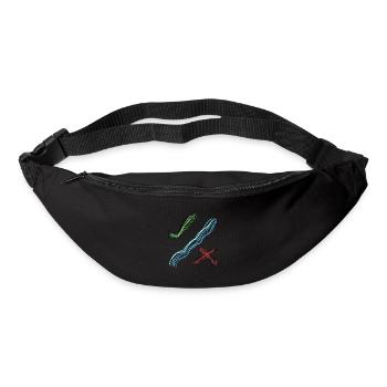 Richtig Falsch - Gürteltasche - Schwarz - Vorne