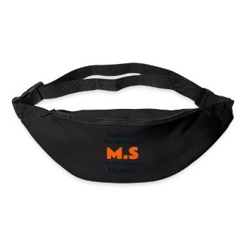 Multiple Sclerosis Awareness Month MS Orange Funny - Bum bag - black - Front