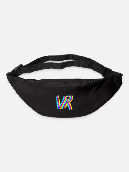 vr 3d effekt virtuelle realität gaming zocken - Gürteltasche - Schwarz
