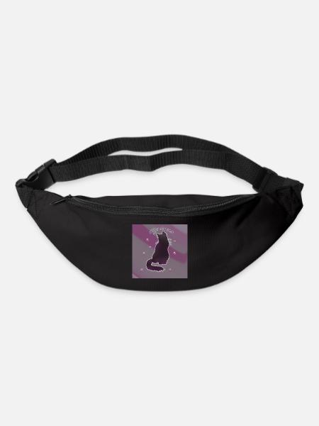 Mon doux chat - Sac banane - noir