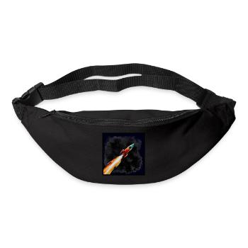 Rakete - Gürteltasche - Schwarz - Vorne