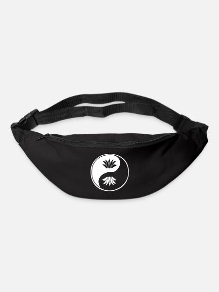 Lotus Ying Yang - Bum bag - black