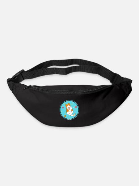 Cute playing kitten - Bum bag - black