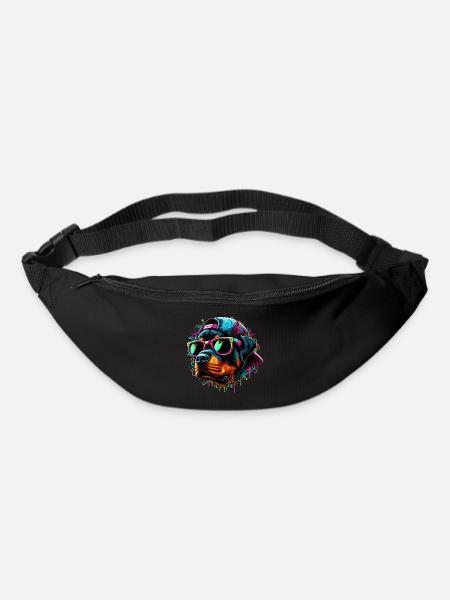 Rottweiler Grafitti Keep Cool - Bum bag - black