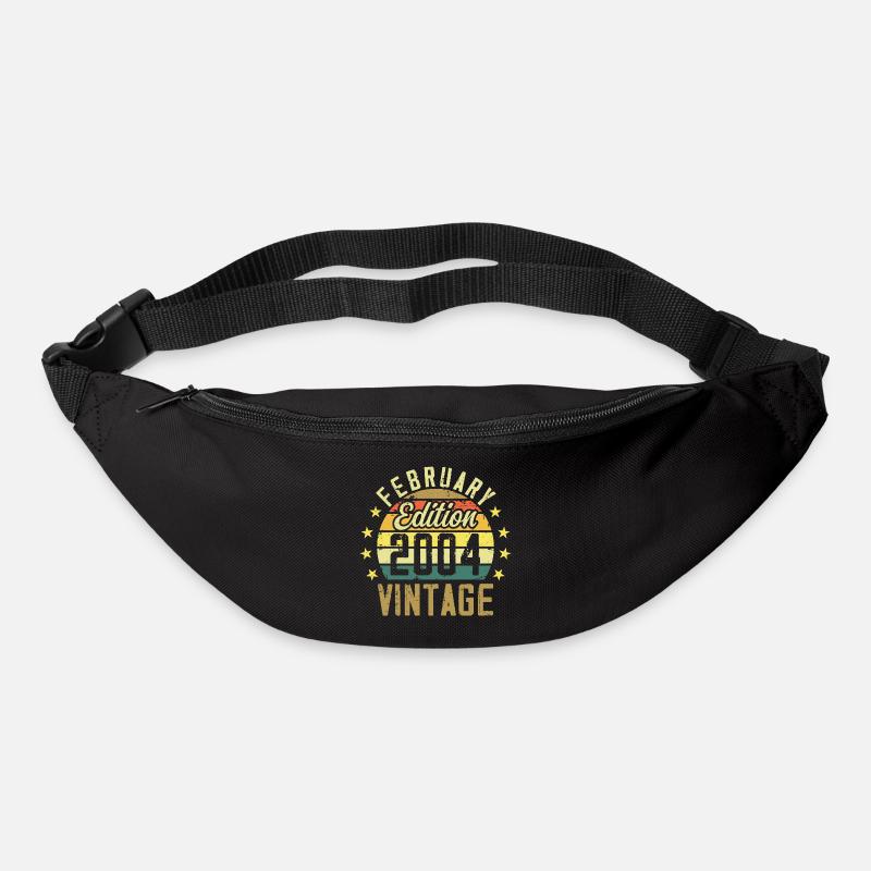 Anniversaire 20 ans - Cadeau Février 2004 - 20e - Sac banane - noir