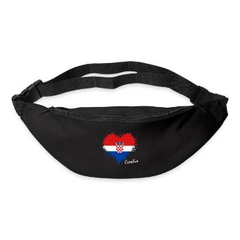 Croatia Hrvatska Kroatien - Gürteltasche - Schwarz - Vorne