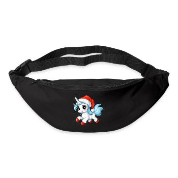 Christmas Unicorns - Bum bag - black - Front