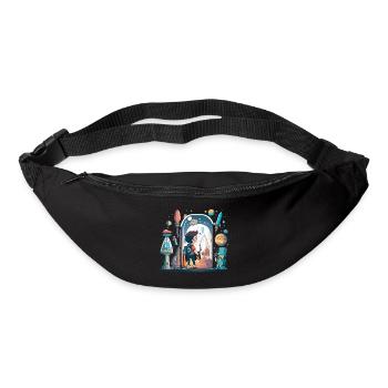 Beauté botanique : merveilles végétales - Sac banane - noir - Devant