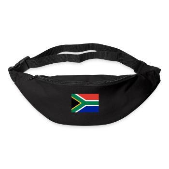 Drapeau sud afrique - Sac banane - noir - Devant