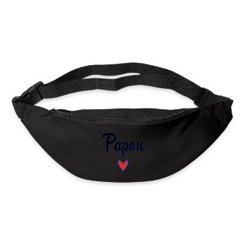 PAPUAN. DAD. FATHER'S DAY. HAPPY FATHER'S DAY - Bum bag - black - Front