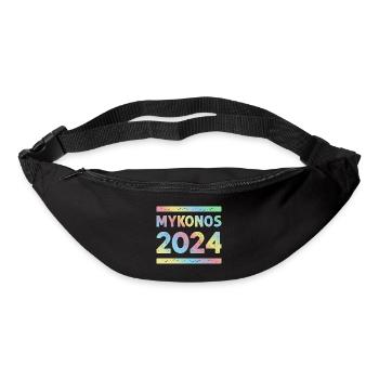 Mykonos 2024 Colorful Holiday Team - Bum bag - black - Front