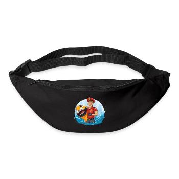 Aileron de sauveteur - Sac banane - noir - Devant