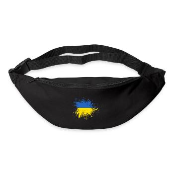Drapeau Ukrainien Drapeau drapeau ukrainien - Sac banane - noir - Devant