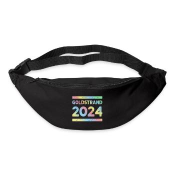 L’équipe colorée des Sables d’or 2024 - Sac banane - noir - Devant