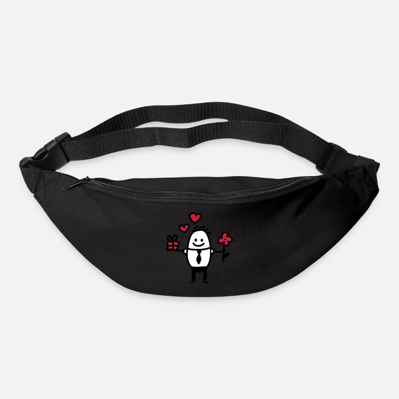 valentine - Sac banane - noir