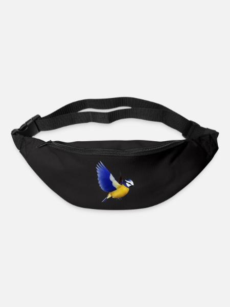 blaumeise,meise,vogel,tier - Gürteltasche - Schwarz