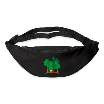 Im Wald - Gürteltasche - Schwarz - Vorne