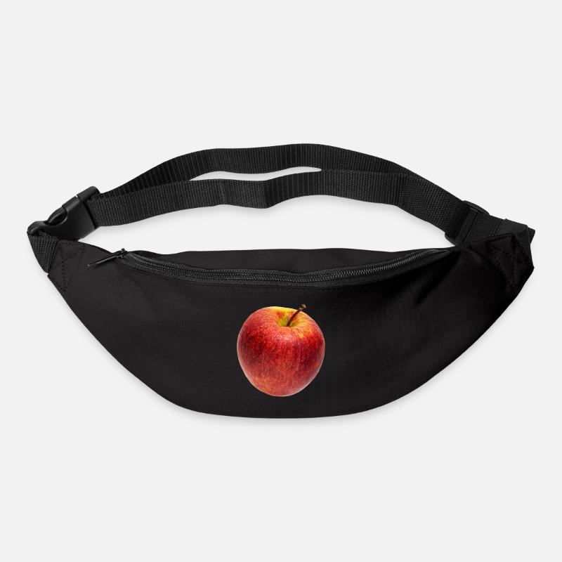 Apfel - Gürteltasche - Schwarz