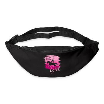 Volti Girl Pferdesport Voltigieren by TinaShirts - Gürteltasche - Schwarz - Vorne