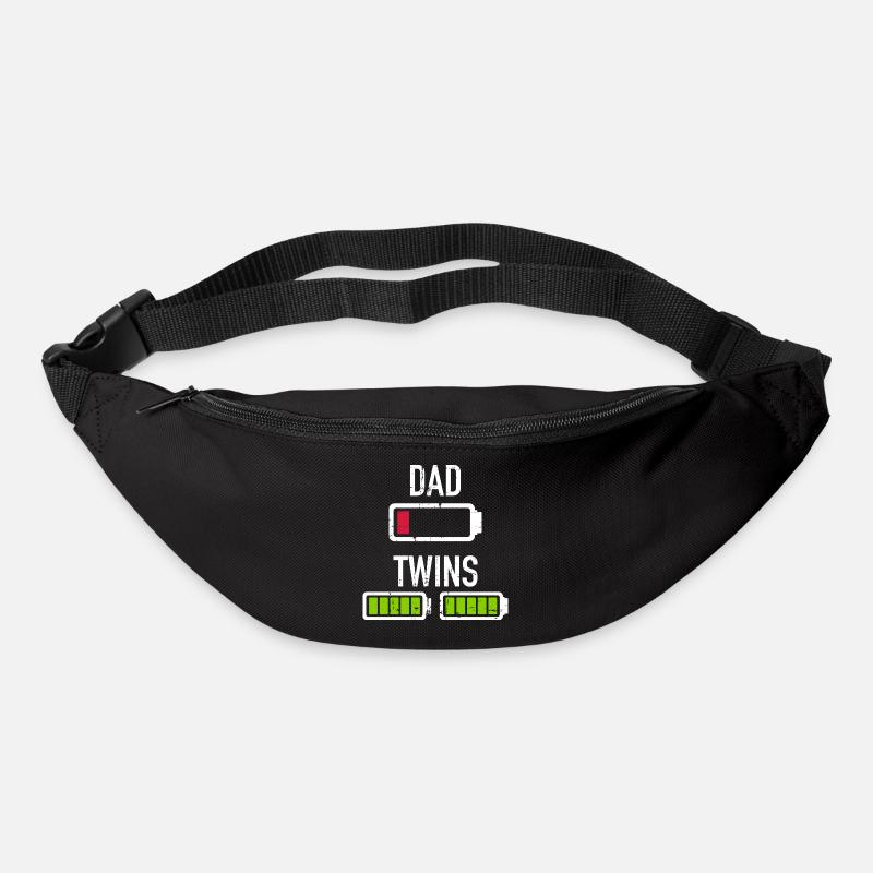 Zwillinge - Gürteltasche - Schwarz