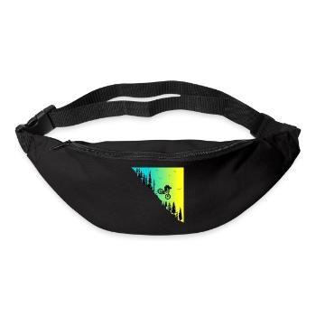 mountainbike downhill action outdoor Fahrrad bike - Gürteltasche - Schwarz - Vorne