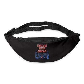Stars Are Better Company Camping Traveler Camper - Gürteltasche - Schwarz - Vorne