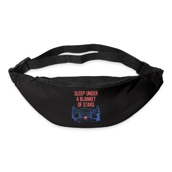 Sleep Under a Blanket of Stars Camping Couples - Bum bag - black - Front