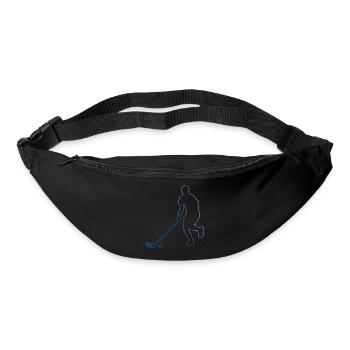 Unihockey Unihockeyspielen Hockey Herren - Gürteltasche - Schwarz - Vorne