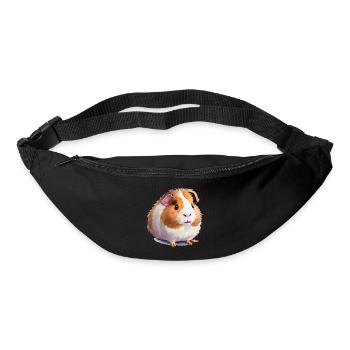cute guinea pig - Bum bag - black - Front
