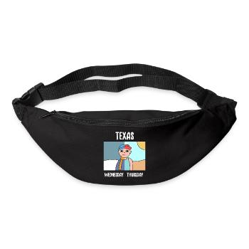 Das texanische Wetter Ändert das Design für stolze - Gürteltasche - Schwarz - Vorne