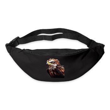 Kraftvoller Adlerkopf - Gürteltasche - Schwarz - Vorne