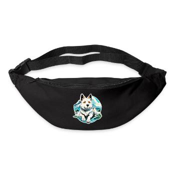 Anime / Bande dessinée / Japonais / Animation / Dessin animé - Sac banane - noir - Devant