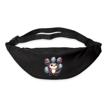Axolotl Juggler Easter Eggs - Bum bag - black - Front