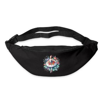Ballet dancer with tutu - Bum bag - black - Front