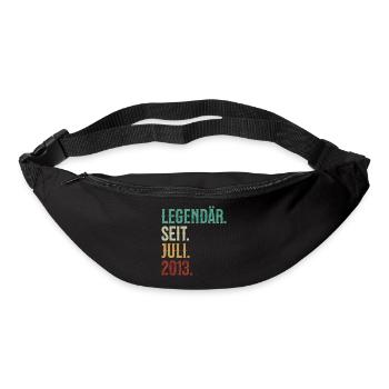 Legendär. Seit. Juli. 2013. Retro Birthday - Gürteltasche - Schwarz - Vorne