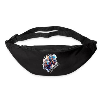 Boxer / Sport / Kampf / Arena / Boxring / Fäuste - Gürteltasche - Schwarz - Vorne