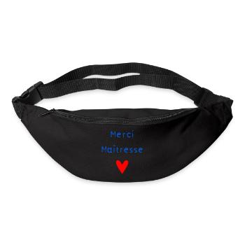 MERCI. MAÎTRESSE. MERCI MAÎTRESSE. MAITRESSE - Sac banane - noir - Devant