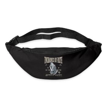 Déchaîné par la foi en Christ La vraie liberté - Sac banane - noir - Devant