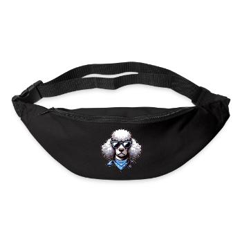 Cool Caniche Lunettes de soleil Bandana Summer Stars - Sac banane - noir - Devant