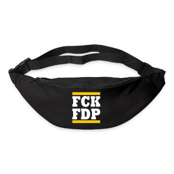 Fck fdp - Sac banane - noir - Devant