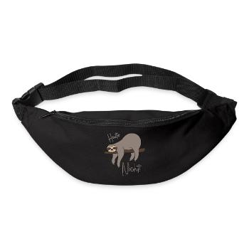Heute nicht - Faultier - Gürteltasche - Schwarz - Vorne
