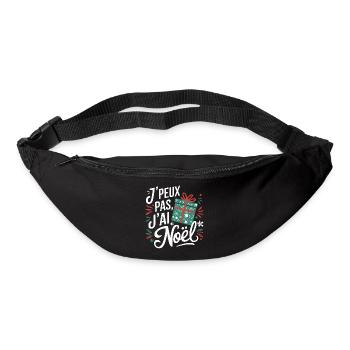 J'peux pas j'ai Noël - Sac banane - noir - Devant