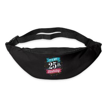 It's my 25th Birthday - Sac banane - noir - Devant