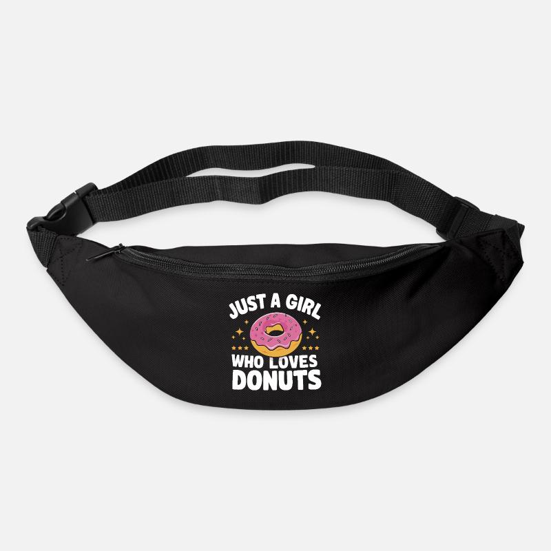 Donut Donuts Süßigkeiten Bagel - Gürteltasche - Schwarz